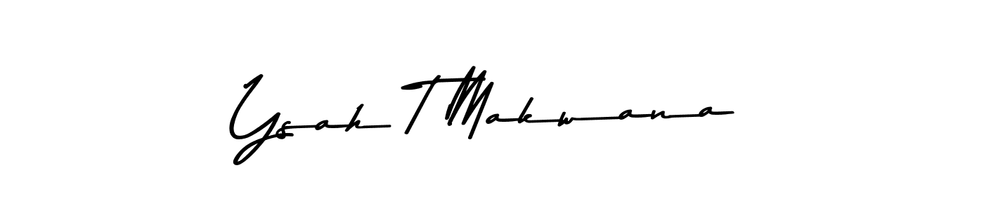 Here are the top 10 professional signature styles for the name Ysah T Makwana. These are the best autograph styles you can use for your name. Ysah T Makwana signature style 9 images and pictures png