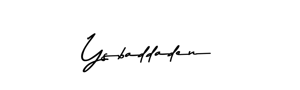 Use a signature maker to create a handwritten signature online. With this signature software, you can design (Asem Kandis PERSONAL USE) your own signature for name Ysbaddaden. Ysbaddaden signature style 9 images and pictures png
