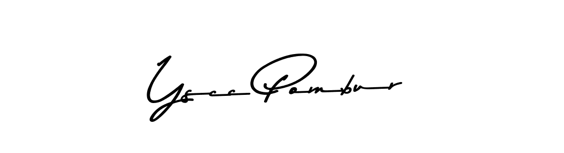 How to make Yscc Pombur signature? Asem Kandis PERSONAL USE is a professional autograph style. Create handwritten signature for Yscc Pombur name. Yscc Pombur signature style 9 images and pictures png