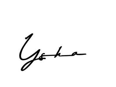 Also You can easily find your signature by using the search form. We will create Ysha name handwritten signature images for you free of cost using Asem Kandis PERSONAL USE sign style. Ysha signature style 9 images and pictures png