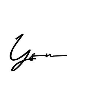 How to Draw Ysn signature style? Asem Kandis PERSONAL USE is a latest design signature styles for name Ysn. Ysn signature style 9 images and pictures png