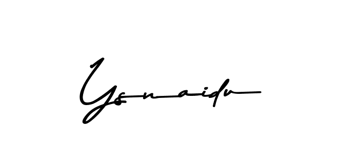 How to make Ysnaidu signature? Asem Kandis PERSONAL USE is a professional autograph style. Create handwritten signature for Ysnaidu name. Ysnaidu signature style 9 images and pictures png