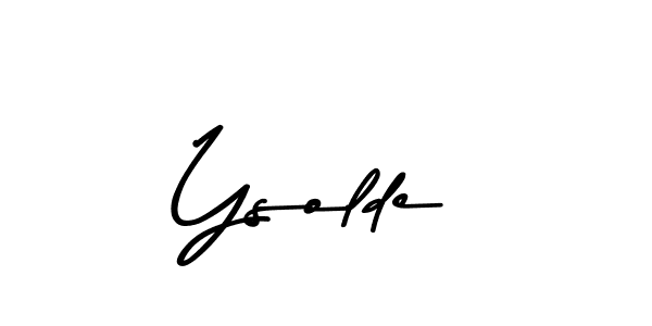 Also we have Ysolde name is the best signature style. Create professional handwritten signature collection using Asem Kandis PERSONAL USE autograph style. Ysolde signature style 9 images and pictures png