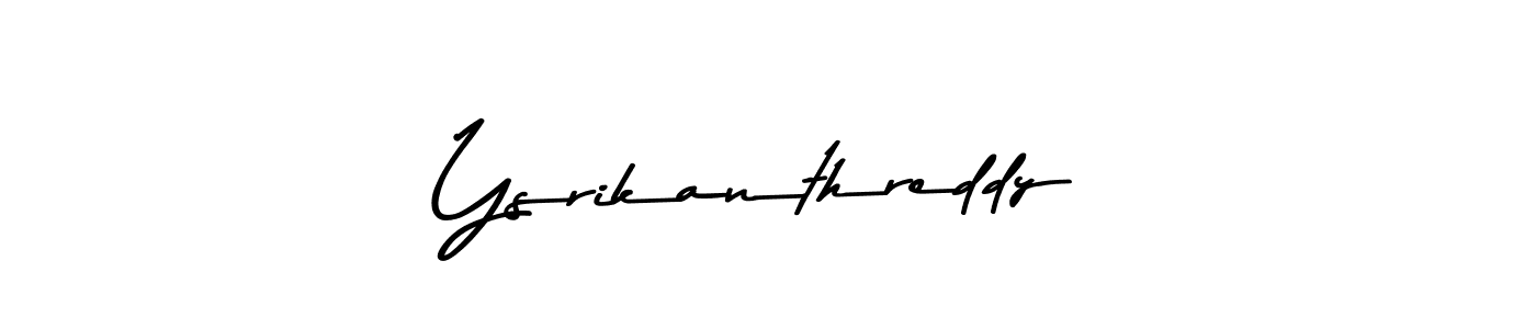 You should practise on your own different ways (Asem Kandis PERSONAL USE) to write your name (Ysrikanthreddy) in signature. don't let someone else do it for you. Ysrikanthreddy signature style 9 images and pictures png