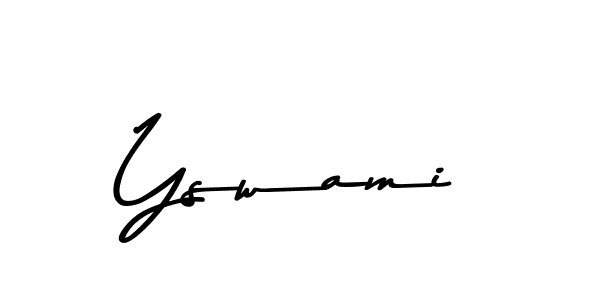 Also we have Yswami name is the best signature style. Create professional handwritten signature collection using Asem Kandis PERSONAL USE autograph style. Yswami signature style 9 images and pictures png