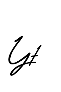 Also we have Yt name is the best signature style. Create professional handwritten signature collection using Asem Kandis PERSONAL USE autograph style. Yt signature style 9 images and pictures png