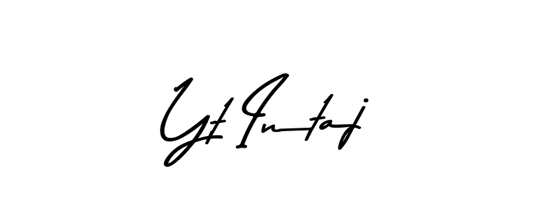 How to Draw Yt Intaj signature style? Asem Kandis PERSONAL USE is a latest design signature styles for name Yt Intaj. Yt Intaj signature style 9 images and pictures png