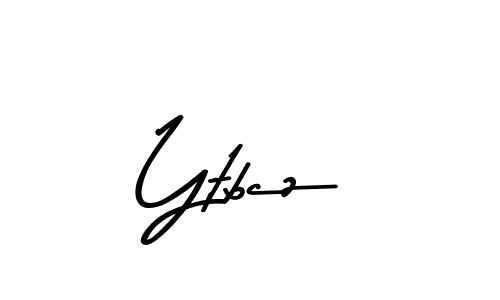 Ytbcz stylish signature style. Best Handwritten Sign (Asem Kandis PERSONAL USE) for my name. Handwritten Signature Collection Ideas for my name Ytbcz. Ytbcz signature style 9 images and pictures png