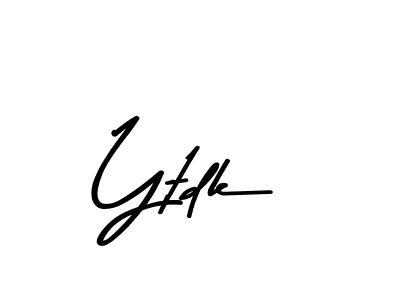How to make Ytdk name signature. Use Asem Kandis PERSONAL USE style for creating short signs online. This is the latest handwritten sign. Ytdk signature style 9 images and pictures png