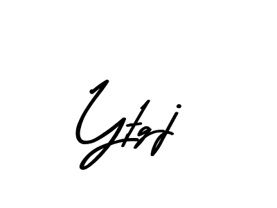 How to Draw Ytgj signature style? Asem Kandis PERSONAL USE is a latest design signature styles for name Ytgj. Ytgj signature style 9 images and pictures png