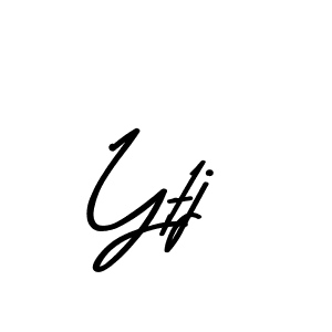 How to Draw Ytj signature style? Asem Kandis PERSONAL USE is a latest design signature styles for name Ytj. Ytj signature style 9 images and pictures png