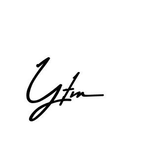 Also You can easily find your signature by using the search form. We will create Ytm name handwritten signature images for you free of cost using Asem Kandis PERSONAL USE sign style. Ytm signature style 9 images and pictures png