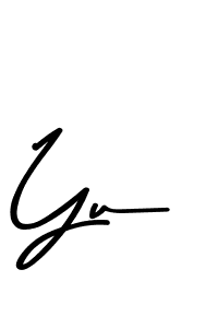 You should practise on your own different ways (Asem Kandis PERSONAL USE) to write your name (Yu) in signature. don't let someone else do it for you. Yu signature style 9 images and pictures png