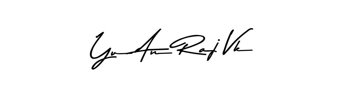Use a signature maker to create a handwritten signature online. With this signature software, you can design (Asem Kandis PERSONAL USE) your own signature for name Yu An Raj Vk. Yu An Raj Vk signature style 9 images and pictures png