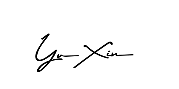 You should practise on your own different ways (Asem Kandis PERSONAL USE) to write your name (Yu Xin) in signature. don't let someone else do it for you. Yu Xin signature style 9 images and pictures png