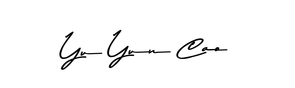 Use a signature maker to create a handwritten signature online. With this signature software, you can design (Asem Kandis PERSONAL USE) your own signature for name Yu Yun Cao. Yu Yun Cao signature style 9 images and pictures png