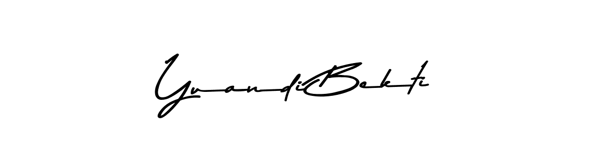 Similarly Asem Kandis PERSONAL USE is the best handwritten signature design. Signature creator online .You can use it as an online autograph creator for name Yuandi Bekti. Yuandi Bekti signature style 9 images and pictures png
