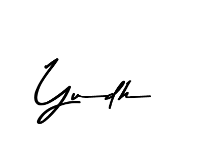The best way (Asem Kandis PERSONAL USE) to make a short signature is to pick only two or three words in your name. The name Yudh include a total of six letters. For converting this name. Yudh signature style 9 images and pictures png