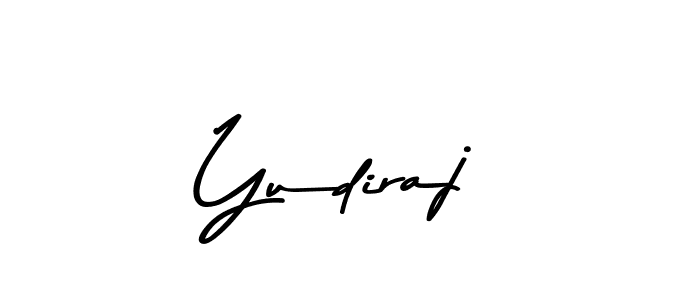 Create a beautiful signature design for name Yudiraj. With this signature (Asem Kandis PERSONAL USE) fonts, you can make a handwritten signature for free. Yudiraj signature style 9 images and pictures png