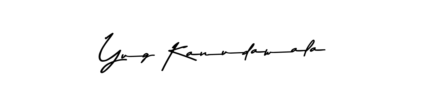 Make a short Yug Kanudawala signature style. Manage your documents anywhere anytime using Asem Kandis PERSONAL USE. Create and add eSignatures, submit forms, share and send files easily. Yug Kanudawala signature style 9 images and pictures png