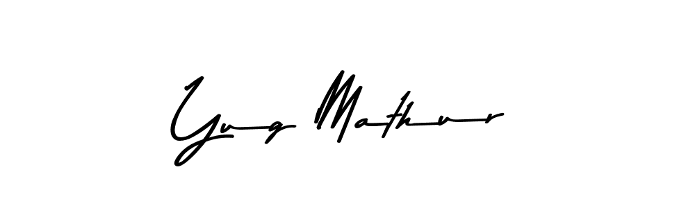 See photos of Yug Mathur official signature by Spectra . Check more albums & portfolios. Read reviews & check more about Asem Kandis PERSONAL USE font. Yug Mathur signature style 9 images and pictures png
