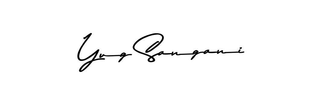 It looks lik you need a new signature style for name Yug Sangani. Design unique handwritten (Asem Kandis PERSONAL USE) signature with our free signature maker in just a few clicks. Yug Sangani signature style 9 images and pictures png