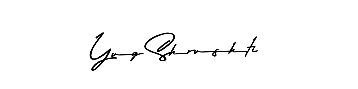 You can use this online signature creator to create a handwritten signature for the name Yug Shrushti. This is the best online autograph maker. Yug Shrushti signature style 9 images and pictures png
