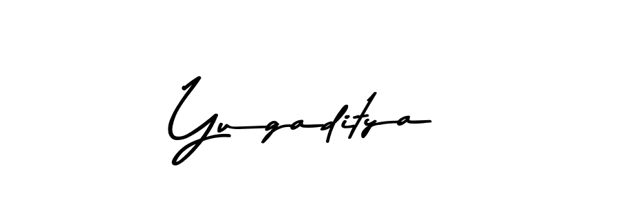 Yugaditya stylish signature style. Best Handwritten Sign (Asem Kandis PERSONAL USE) for my name. Handwritten Signature Collection Ideas for my name Yugaditya. Yugaditya signature style 9 images and pictures png
