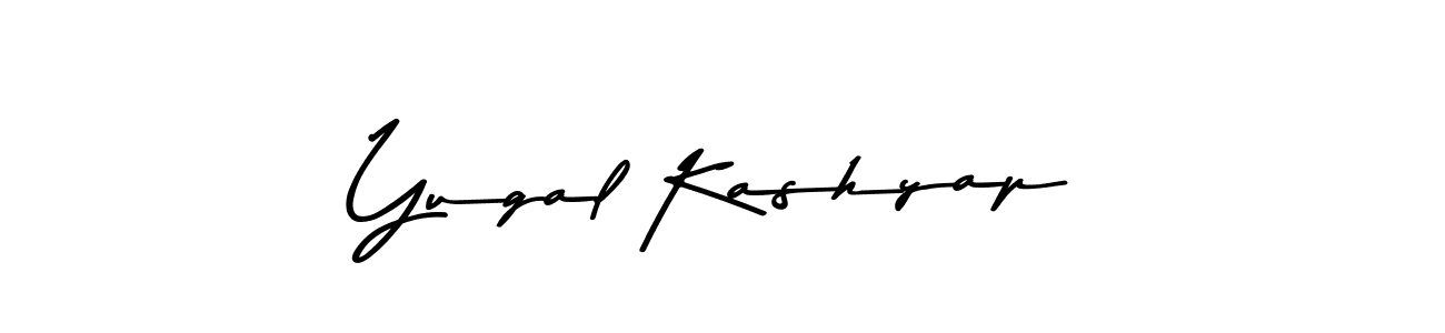 Also we have Yugal Kashyap name is the best signature style. Create professional handwritten signature collection using Asem Kandis PERSONAL USE autograph style. Yugal Kashyap signature style 9 images and pictures png