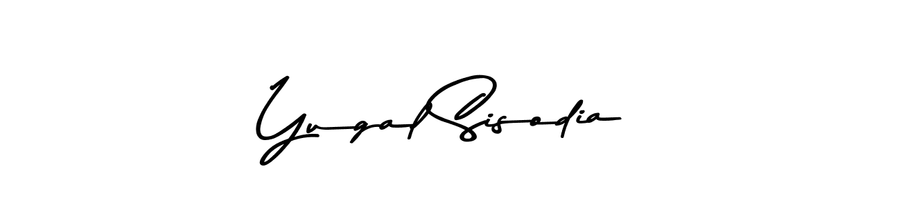 Also You can easily find your signature by using the search form. We will create Yugal Sisodia name handwritten signature images for you free of cost using Asem Kandis PERSONAL USE sign style. Yugal Sisodia signature style 9 images and pictures png