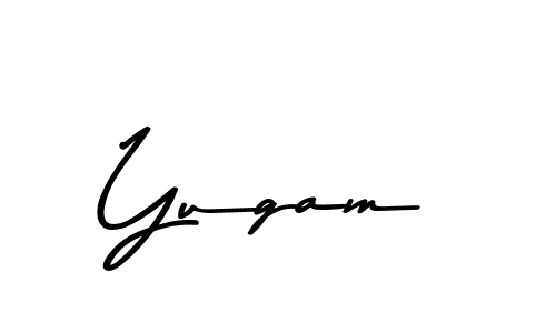 Also You can easily find your signature by using the search form. We will create Yugam name handwritten signature images for you free of cost using Asem Kandis PERSONAL USE sign style. Yugam signature style 9 images and pictures png