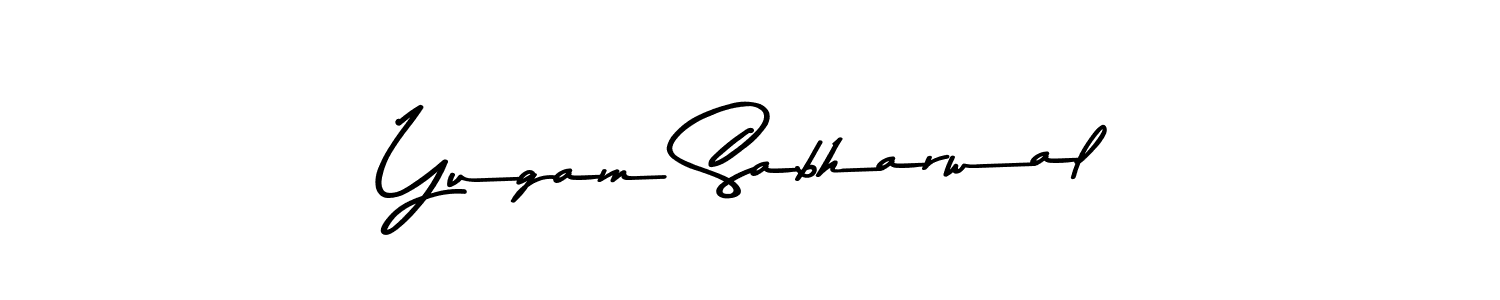 Check out images of Autograph of Yugam Sabharwal name. Actor Yugam Sabharwal Signature Style. Asem Kandis PERSONAL USE is a professional sign style online. Yugam Sabharwal signature style 9 images and pictures png