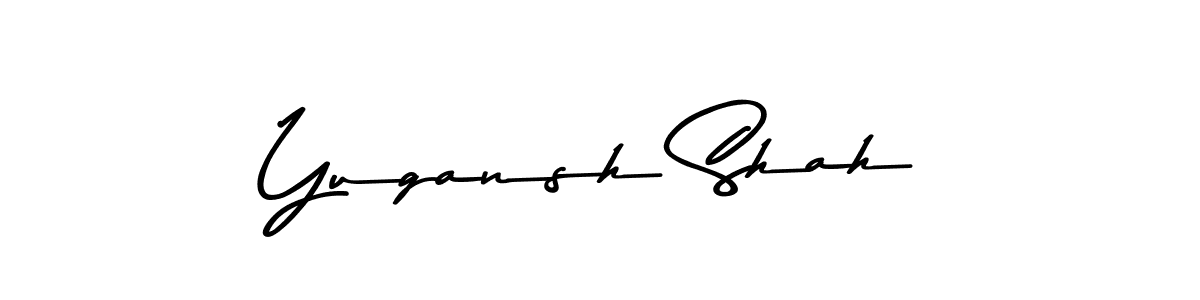 Here are the top 10 professional signature styles for the name Yugansh Shah. These are the best autograph styles you can use for your name. Yugansh Shah signature style 9 images and pictures png