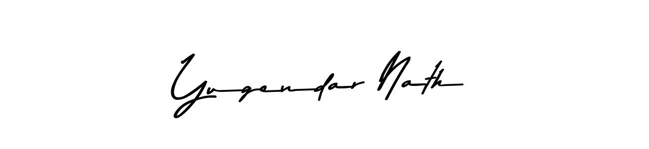 Use a signature maker to create a handwritten signature online. With this signature software, you can design (Asem Kandis PERSONAL USE) your own signature for name Yugendar Nath. Yugendar Nath signature style 9 images and pictures png