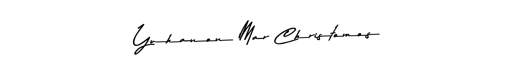 You should practise on your own different ways (Asem Kandis PERSONAL USE) to write your name (Yuhanon Mar Christomos) in signature. don't let someone else do it for you. Yuhanon Mar Christomos signature style 9 images and pictures png