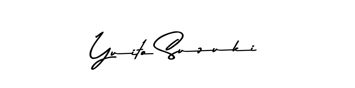 Make a beautiful signature design for name Yuito Suzuki. With this signature (Asem Kandis PERSONAL USE) style, you can create a handwritten signature for free. Yuito Suzuki signature style 9 images and pictures png