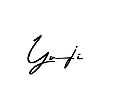 How to make Yuji name signature. Use Asem Kandis PERSONAL USE style for creating short signs online. This is the latest handwritten sign. Yuji signature style 9 images and pictures png