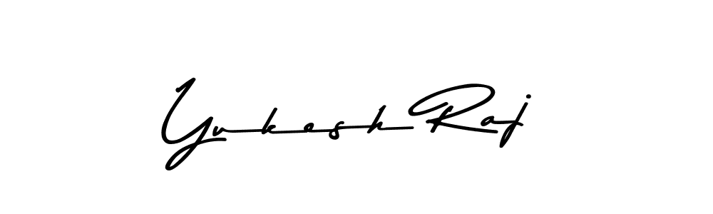 How to make Yukesh Raj signature? Asem Kandis PERSONAL USE is a professional autograph style. Create handwritten signature for Yukesh Raj name. Yukesh Raj signature style 9 images and pictures png