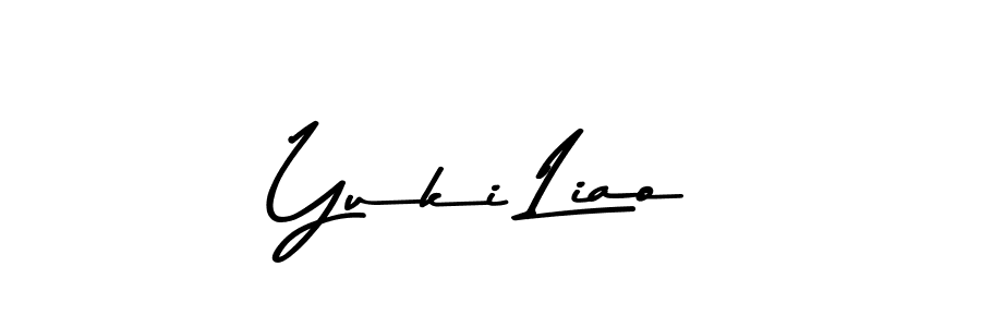 How to make Yuki Liao signature? Asem Kandis PERSONAL USE is a professional autograph style. Create handwritten signature for Yuki Liao name. Yuki Liao signature style 9 images and pictures png