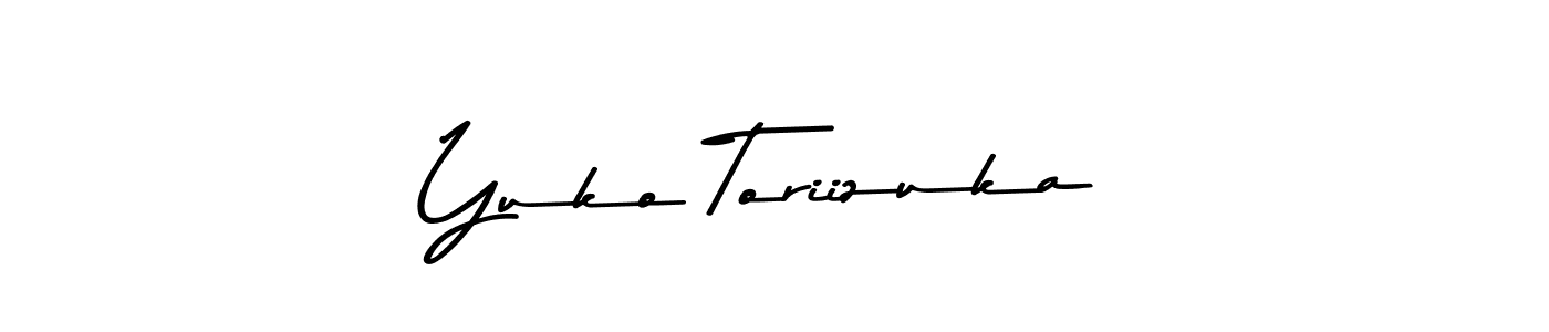 Use a signature maker to create a handwritten signature online. With this signature software, you can design (Asem Kandis PERSONAL USE) your own signature for name Yuko Toriizuka. Yuko Toriizuka signature style 9 images and pictures png