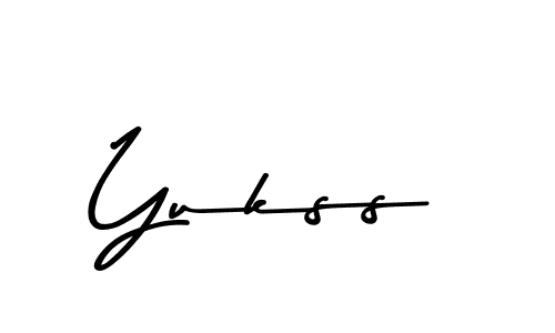 You should practise on your own different ways (Asem Kandis PERSONAL USE) to write your name (Yukss) in signature. don't let someone else do it for you. Yukss signature style 9 images and pictures png