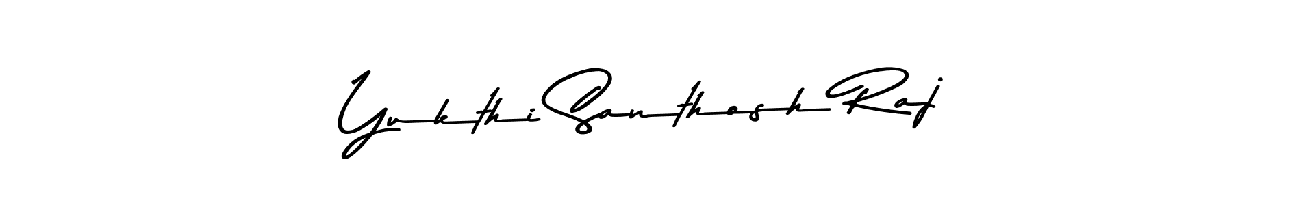 Similarly Asem Kandis PERSONAL USE is the best handwritten signature design. Signature creator online .You can use it as an online autograph creator for name Yukthi Santhosh Raj. Yukthi Santhosh Raj signature style 9 images and pictures png