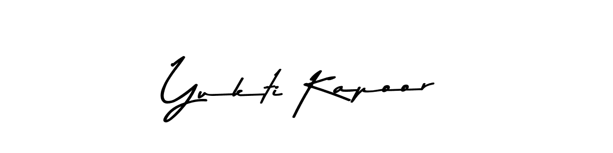 The best way (Asem Kandis PERSONAL USE) to make a short signature is to pick only two or three words in your name. The name Yukti Kapoor include a total of six letters. For converting this name. Yukti Kapoor signature style 9 images and pictures png