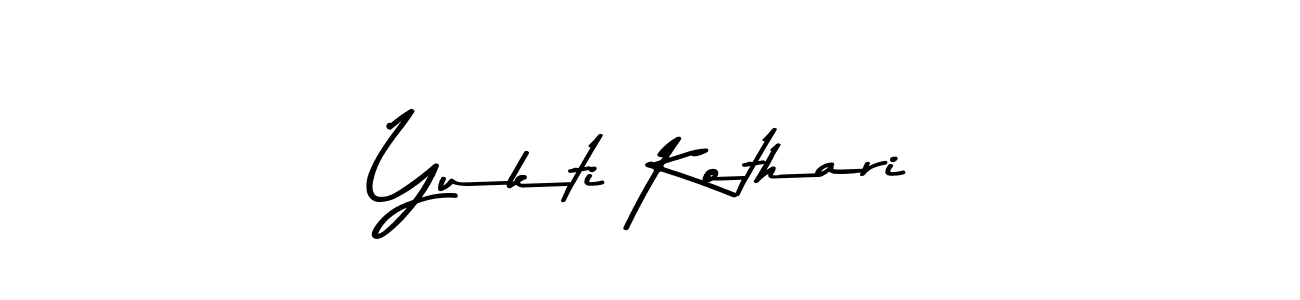 Similarly Asem Kandis PERSONAL USE is the best handwritten signature design. Signature creator online .You can use it as an online autograph creator for name Yukti Kothari. Yukti Kothari signature style 9 images and pictures png