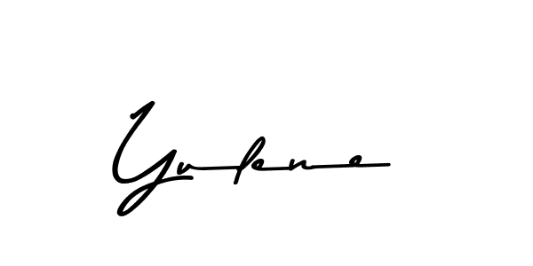 Also You can easily find your signature by using the search form. We will create Yulene name handwritten signature images for you free of cost using Asem Kandis PERSONAL USE sign style. Yulene signature style 9 images and pictures png