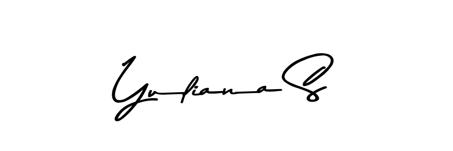 Use a signature maker to create a handwritten signature online. With this signature software, you can design (Asem Kandis PERSONAL USE) your own signature for name Yuliana S. Yuliana S signature style 9 images and pictures png