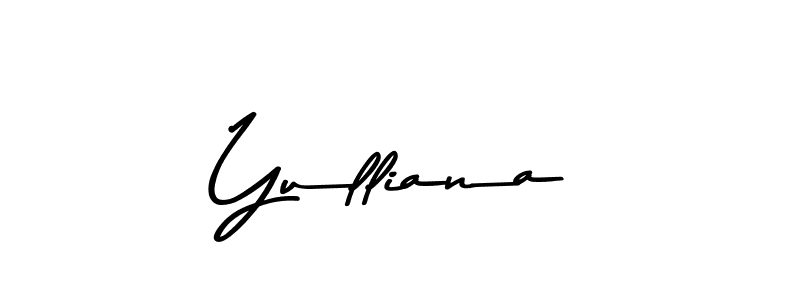 Make a beautiful signature design for name Yulliana. Use this online signature maker to create a handwritten signature for free. Yulliana signature style 9 images and pictures png