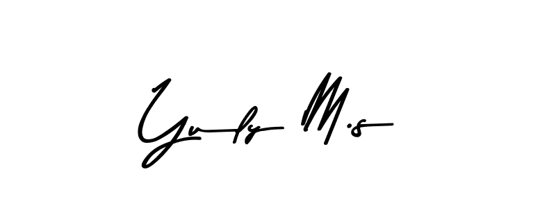 You can use this online signature creator to create a handwritten signature for the name Yuly M.s. This is the best online autograph maker. Yuly M.s signature style 9 images and pictures png