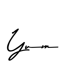 Also You can easily find your signature by using the search form. We will create Yum name handwritten signature images for you free of cost using Asem Kandis PERSONAL USE sign style. Yum signature style 9 images and pictures png