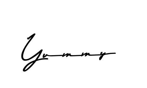 Design your own signature with our free online signature maker. With this signature software, you can create a handwritten (Asem Kandis PERSONAL USE) signature for name Yummy. Yummy signature style 9 images and pictures png